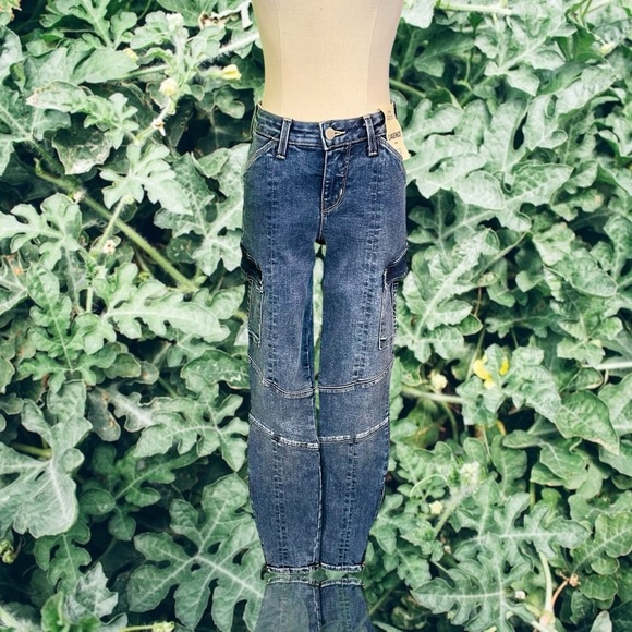 NWT L’AGENCE ‘Patton’ Skinny Cargo Jeans in “Solway” Size 23 - Picture 3 of 16